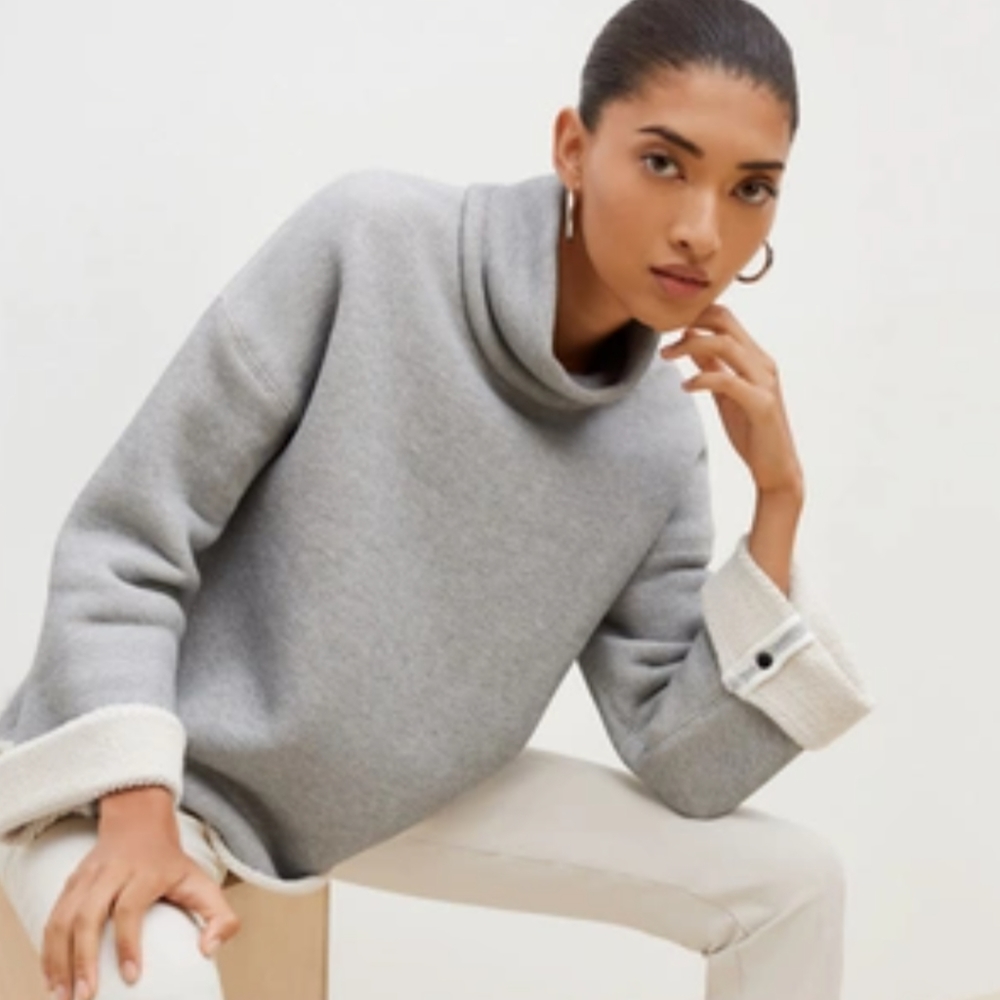 MM Lafleur The Sharon Cowell Neck Terry Sweatshirt